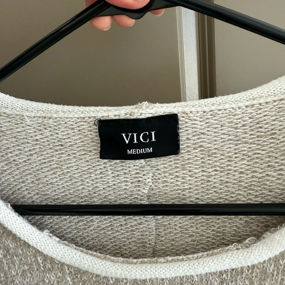 Vici Chunky Raw Hem Sweater - Picture 3 of 3